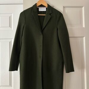 Harris Wharf London Green Cocoon Coat